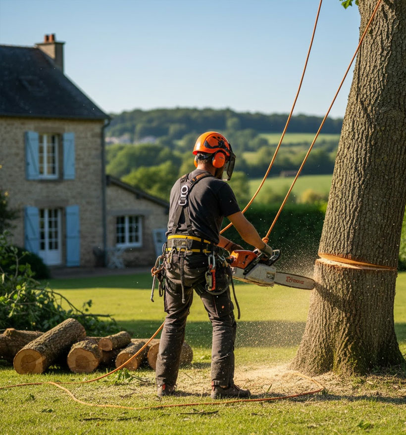 ABATTAGE D’ARBRES