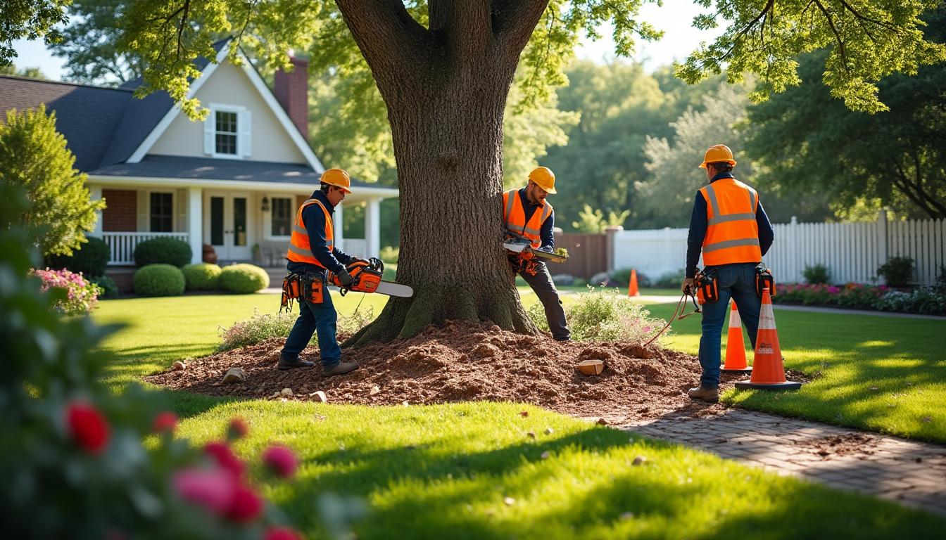 découvrez comment sécuriser efficacement votre terrain grâce à une technique d'abattage maîtrisé, alliant sécurité et respect de l'environnement.